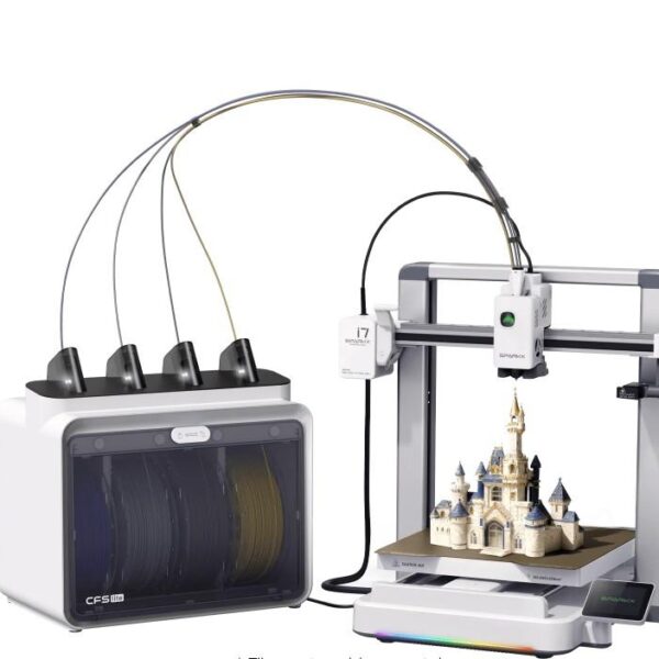 CREALITY SPARKX I7 COMBO FDM 3D PRINTER, Imprimanta 3D, Tehnologie FDM, Volum printare: 260 × 260 × 255 mm, Dimensiuni imprimanta: 470 × 423 × 456 mm, Viteza printare: ≤ 500 mm/s, Acuratete: 100±0.1 mm, Inaltime strat: 0.05-0.3 mm, Direct drive extrusion, Diametru filament compatibil: 1.75mm - Imprimante 3D