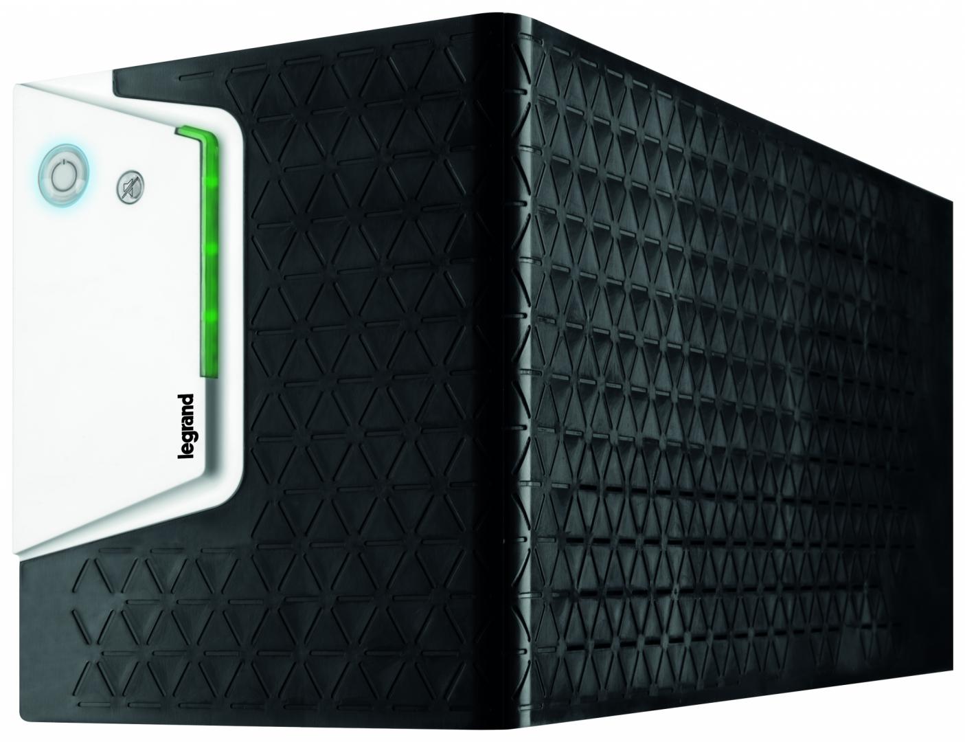 UPS Legrand KEOR SP 2000, 2000VA/ 1200W, 2x IEC + 2x German standard sockets, USB port, baterie 2x 12V 9Ah, 230V, stabilizator electronic (AVR), forma Tower, tehnologie Line interactiv, dimensiuni 148 x 173 x 380mm - Servere, Componente & UPS