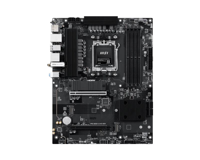 Placa de baza MSI PRO B850-S EVO WIFI, Socket AM5, DDR5, ATX