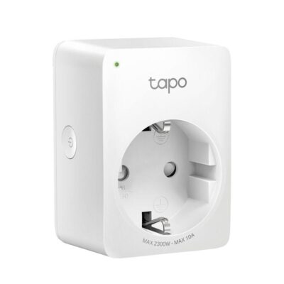 TP-Link MINI SMART WI-FI SOCKET TAPO P100, Protocol: IEEE 802.11b/g/n, Bluetooth 4.2 (for onboarding only), 2.4 GHz, Android 4.4 or higher, iOS 9.0 or higher, AC 220-240 V~50/60 Hz 10 A, Maximum Load, 2300 W, 10 A. - Automatizari casa