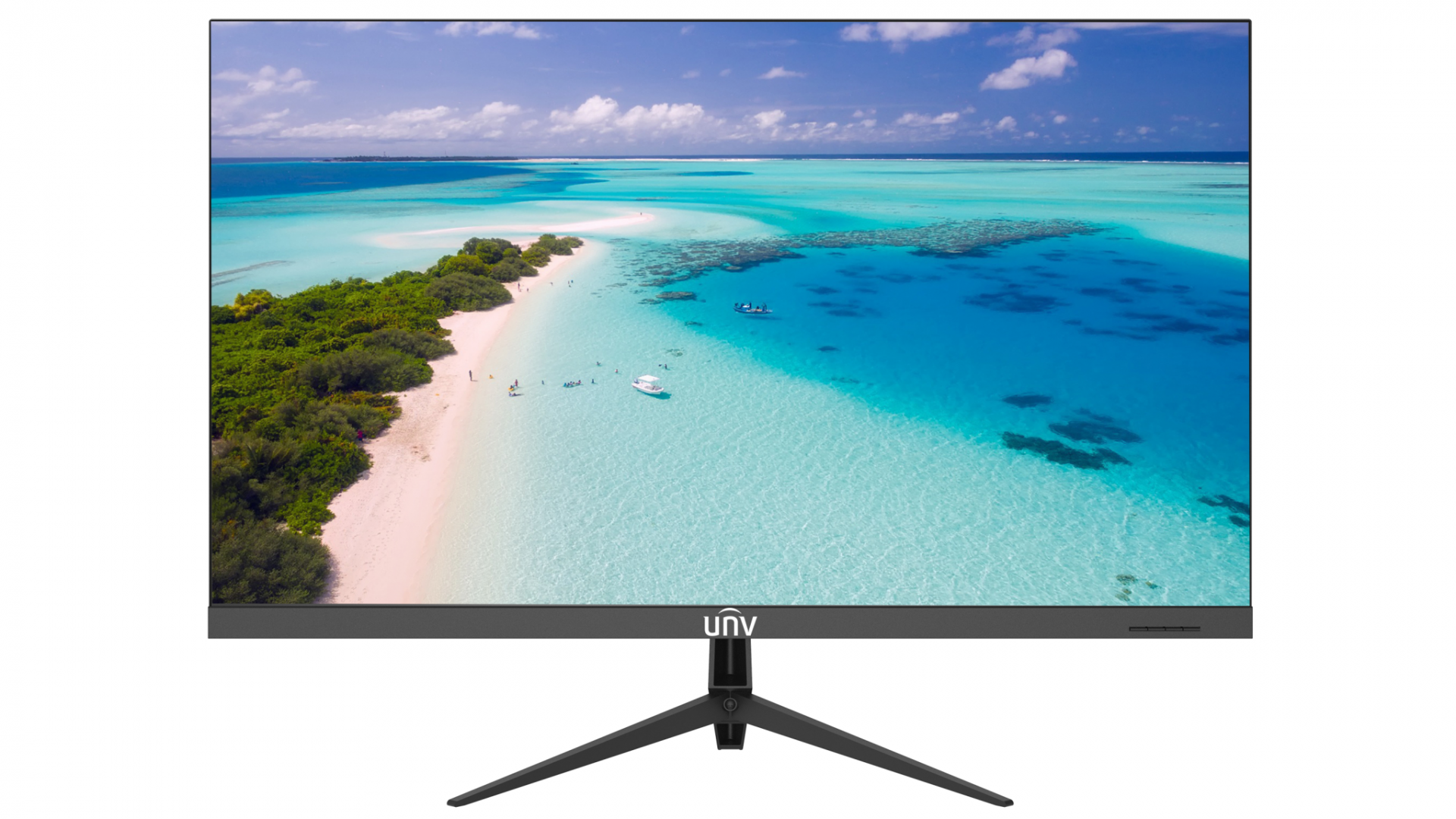Monitor Uniview LED 32" MW3232-V-K2; Rezolutie: 1920×1080, 16.7 million color; Multiple inputs: 1x HDMI ,1x VGA; Brightness: 300 cd/m2; Contrast: 4000:1; Response Time: 8ms; Alimentare: DC 12V, 3A Dimensiuni: 712.54 x 422.96 x 61.60 (Excluding base) 712.54 x 517.14 x 199.64 (Including base)