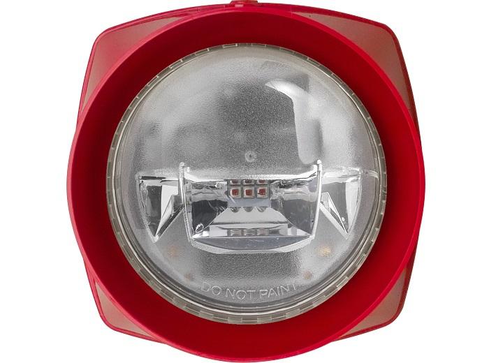 Honeywell IQ8Alarm Plus/FSo combined Sounder and VisualAlarmDevice(VAD)EN 54-23 cat. W, red flash, 807224RR; Addressable ,completelybussupplied and short circuit/ open circuit resilient combinedfirealarmsounder and Visual Alarm Device (VAD) in compliancewith EN 54-3andEN54-23 with integrated