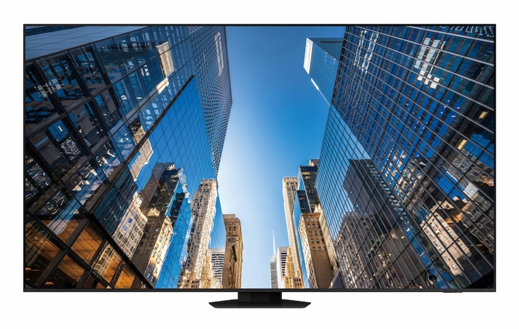 Monitor signage SAMSUNG QE98C, 98″, 450nit, 16/7, UHD, Simple SoC. Landscape only. Garantie 3 ani. Necesita suport de perete sau stand mobil; pentru Signage necesita licenta MagicINFO - Ecrane signage