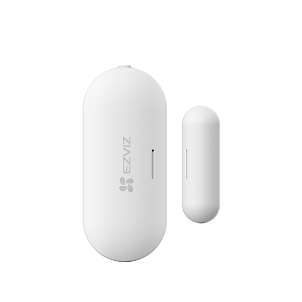 CONTACT MAGNETIC WIRELESS EZVIZ T2C, Temp de functionare: -10 °C to 55 °C (14 °F to 131 °F), Dimensiuni: Corp:  53.5 × 22.5 × 13.5 mm, Magnet 32.0 × 10.5 × 13.5 mm, greutate: 80g.