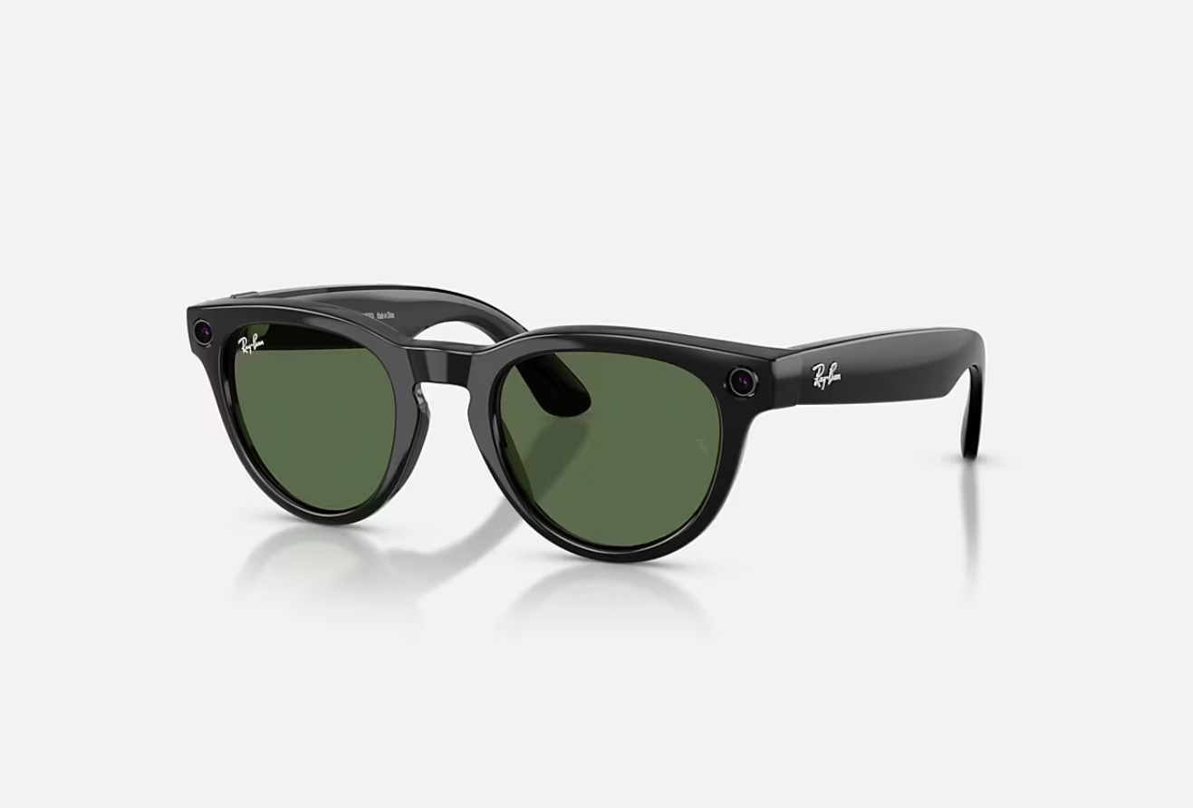 Ray-Ban Meta Headliner Gen 2 AI Glasses Shiny Black/G-15 Green RW4013 601/71 50 - Gadgeturi