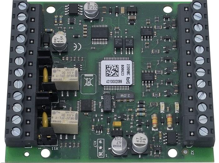 Transponder de alarmare esserbus 808623 in 4 Z/2 REL cu izolatorintegrat, face posibila conectarea a 4 zone cu detectoare automate,butoane (deadresabile) sau cu detectoare speciale, pune la dispozitie 2iesiri cu relee programabile, functie de reset programabila pentrurelee, supravegherea circuitelor - Accesorii