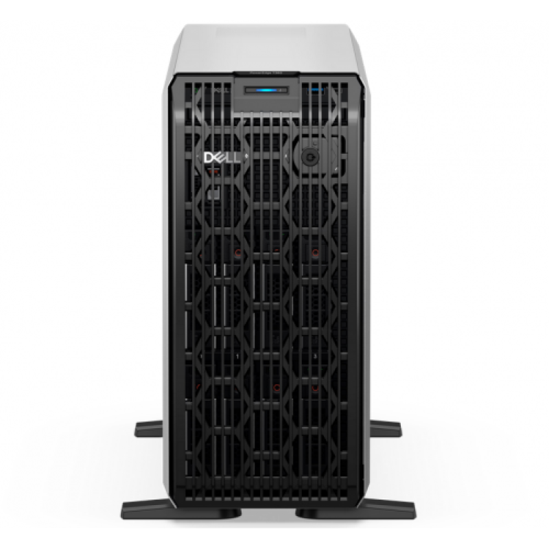 PowerEdge T360 Tower Server Intel Xeon 6 Performance 6315P 2.8G, 4C/4T, 12M Cache, Turbo, (55W) DDR5-4800, 16GB UDIMM, 5600MT/s ECC, 2TB 7.2K RPM SATA 6Gbps 512n 3.5in Hot-plug Hard Drive, 3.5 Chassis with up to 4 Hot Plug Hard Drives, PERC H355 Controller Front, iDRAC9, Enterprise 16G, No Operating