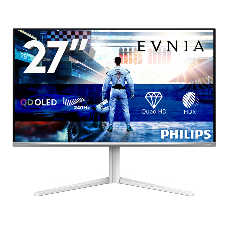 Monitor Gaming Philips 27M2N6501L/00, 26.5", 2560 x 1440 pixeli, White, 3 ani Garantie