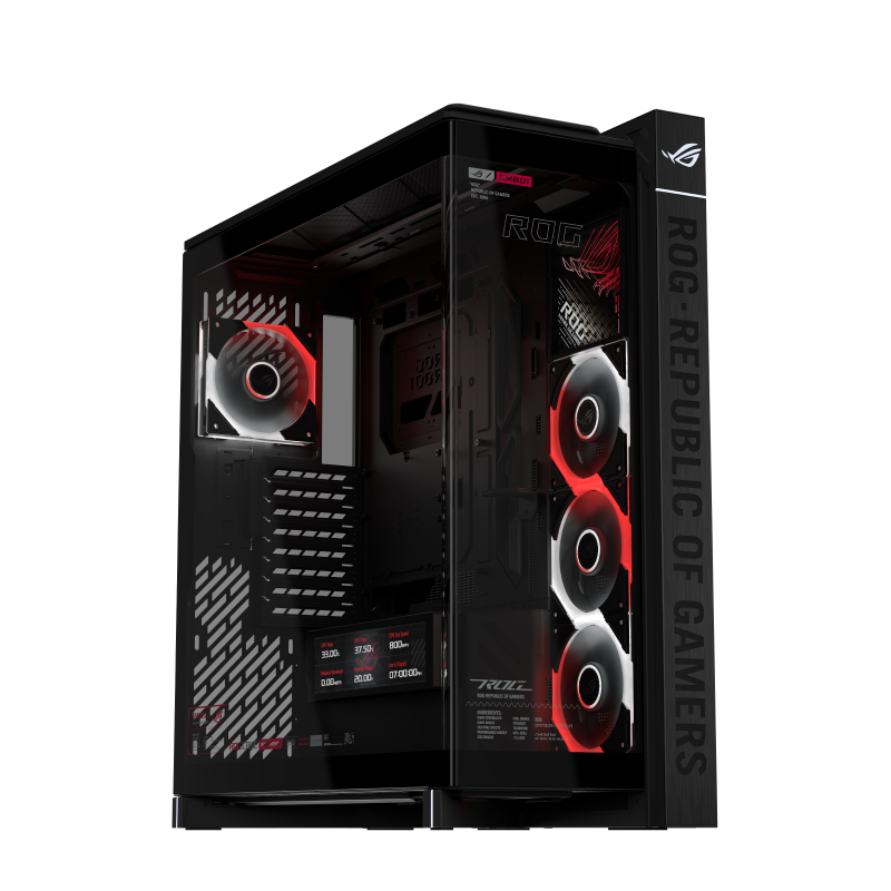 Carcasa ASUS ROG CRONOX GR801 CURVE TG ARGB, Mid Tower, Black