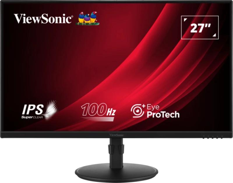 Monitor Consumer ViewSonic VA2708-HDJ, 27", 1920 x 1080 pixeli, Black, 2 ani Garantie