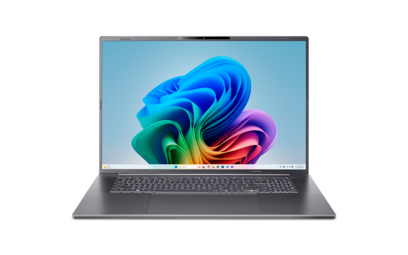 Laptop Consumer Acer Aspire 18 AI, cu procesor Intel Core Ultra 7 355, 18'' IPS, 16 GB LPDDR5x, 512 GB, Intel, Windows 11 Home, 2 ani Garantie