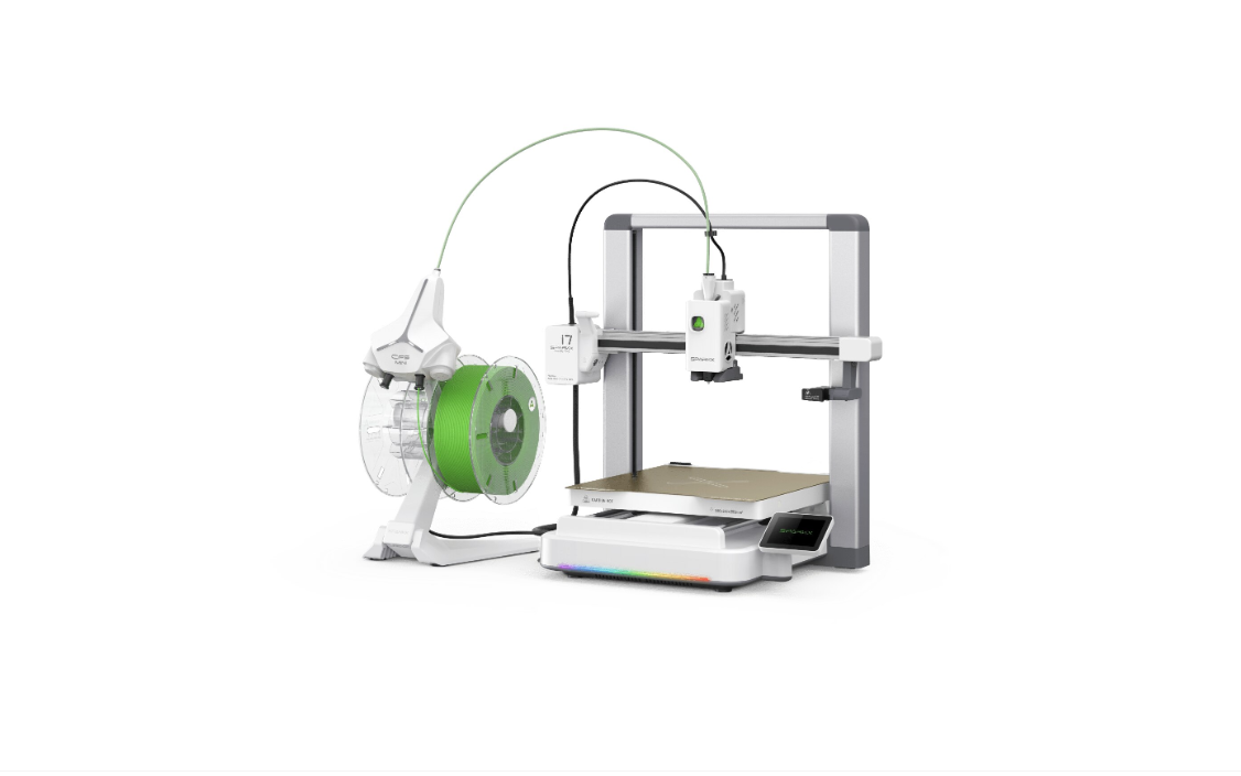 CREALITY SPARKX I7 AUTOFILL COMBO 3D Printer, Tehnologie FDM, Auto filament load and refill, Viteza printare: 500mm/s, Auto-leveling, zgomot redus, Schimbare automata filament dupa epuizarea unei role in timpul printarii, Volum printare: 260×260×255mm, Monitorizare AI, camera video integrata