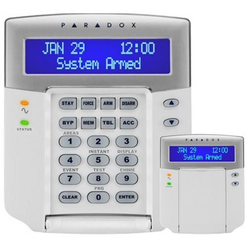 Tastatura LCD monocrom, 32 caractere; • compatibilitate: EVO • afisarea zonelor in alarma pâna la dezarmarea sistemului • actualizare firmware local, via CV4USB / 307USB si InField • meniu simplificat de programare a utilizatorilor si  telecomenzilor in sistem • etichete programabile (via MemoryKey