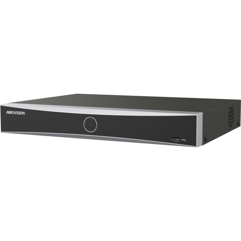 NVR Hikvision 8 canale AcuSeek K Vpro DS-7608NXI-K1/VPRO; 3-ch@12 MP or 6-ch@8 MP or 12-ch@4 MP or 24-ch@1080p decoding capacity, H.265 +/H.265/H.264+/H.264, iesiri: HDMI/VGA, 1x SATA max 16TB pe HDD, AI by NVR: Facial recognition, perimeter protection, motion detection 2.0, AcuSearch, AcuSeek, AI
