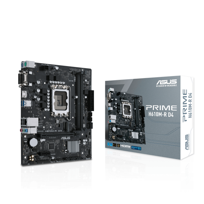 Placa de bază ASUS PRIME H610M-R D4 LGA1700