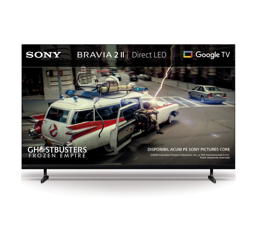 Televizor Sony BRAVIA 2 II LED 50S25VM2, 126 cm, Smart Google TV, 4K Ultra HD, Clasa E (Model 2026)