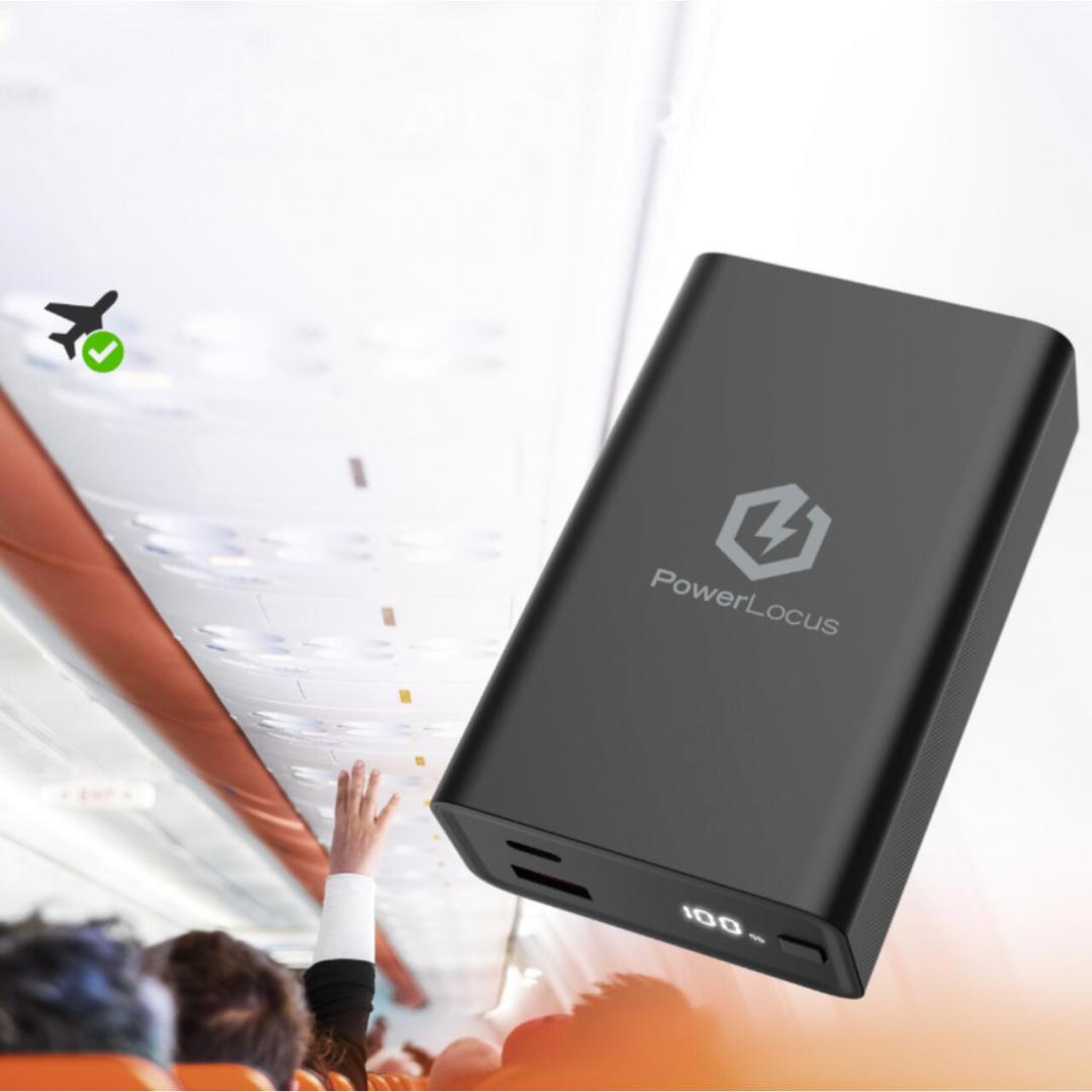 PowerLocus PWL-POWERBANK20K-BLACK 20000 mAh Negru - imagine 5