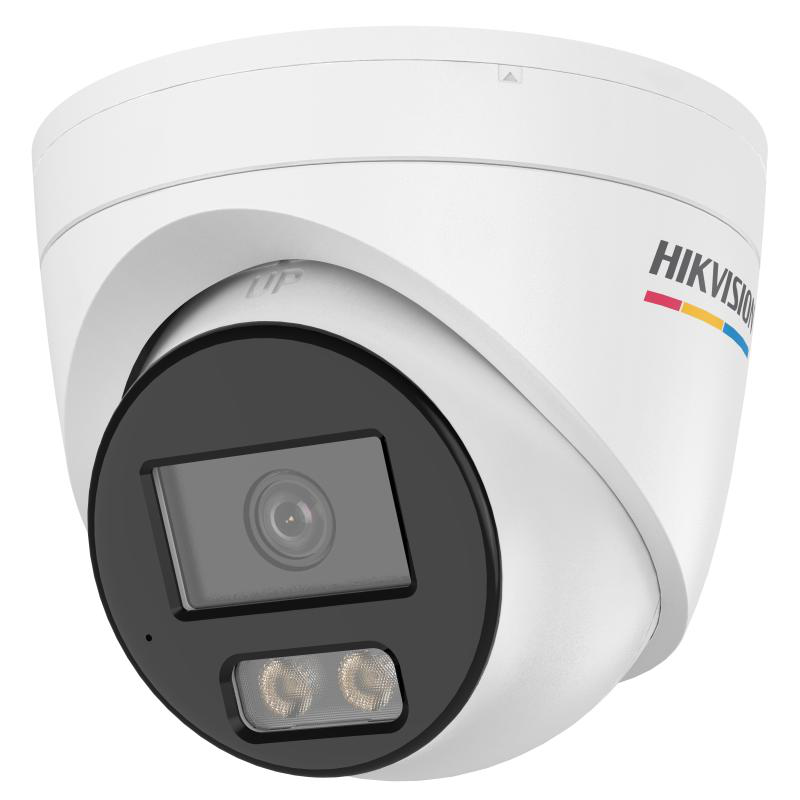 Camera de supraveghere IP Turret 4MP ColorVu 3.0 Hikvision DS-2CD1347G3H-LIU(2.8MM), lentila fixa 2.8mm, iluminare: Color: 0.0001 Lux @ (F1.0, AGC ON)cu IR: 30m, microfon incorporat, interfata: 1 x RJ45 10 M/100 M self-adaptive Ethernet port, alarma la evenimente: Motion detection (support alarm