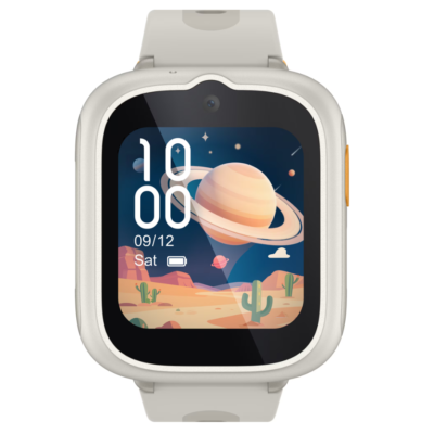 Smartwatch pentru copii TCL MOVETIME Kids' Watch MT48, 42.7 mm, Lunar Cream